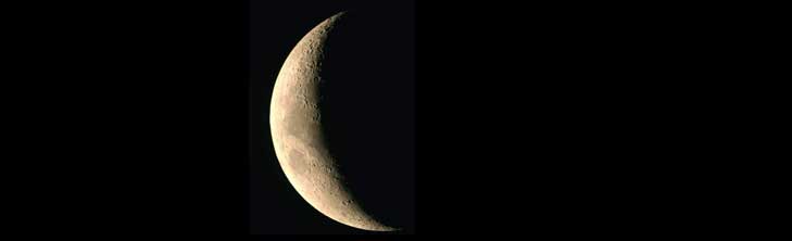 luna menguante